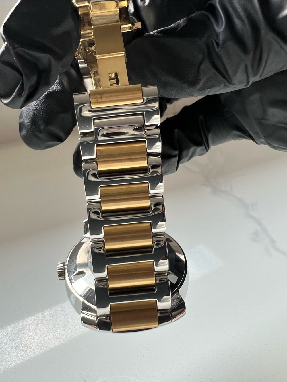Movado Two-Tone Silver and Gold Museum Dial Watch - Picture 5 of 6